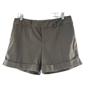 INC International Concepts Army Green 5" Inseam, 4-Pocket Cuffed Shorts Size 10